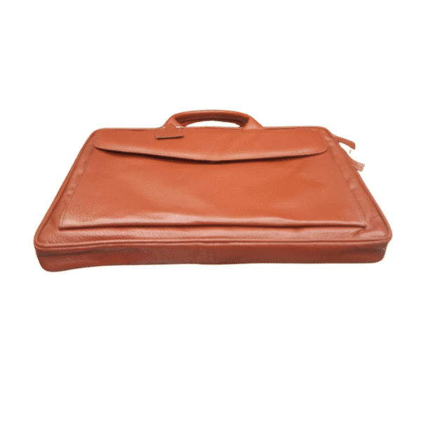 Slim Leather Laptop Bag - Image 4