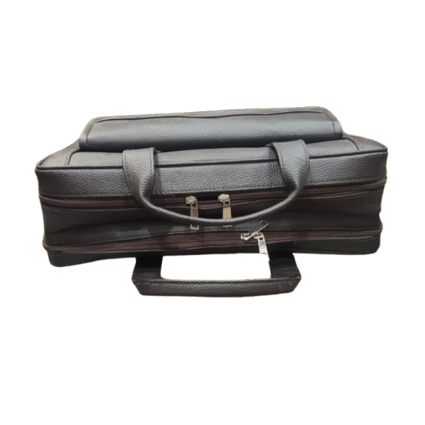 Executive Leather Laptop Bag - Image 4