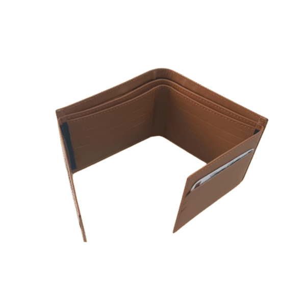 Men's Bifold Cow Leather Wallet - Image 4