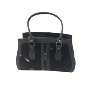 Fur Leather Hair-On Bag Front View