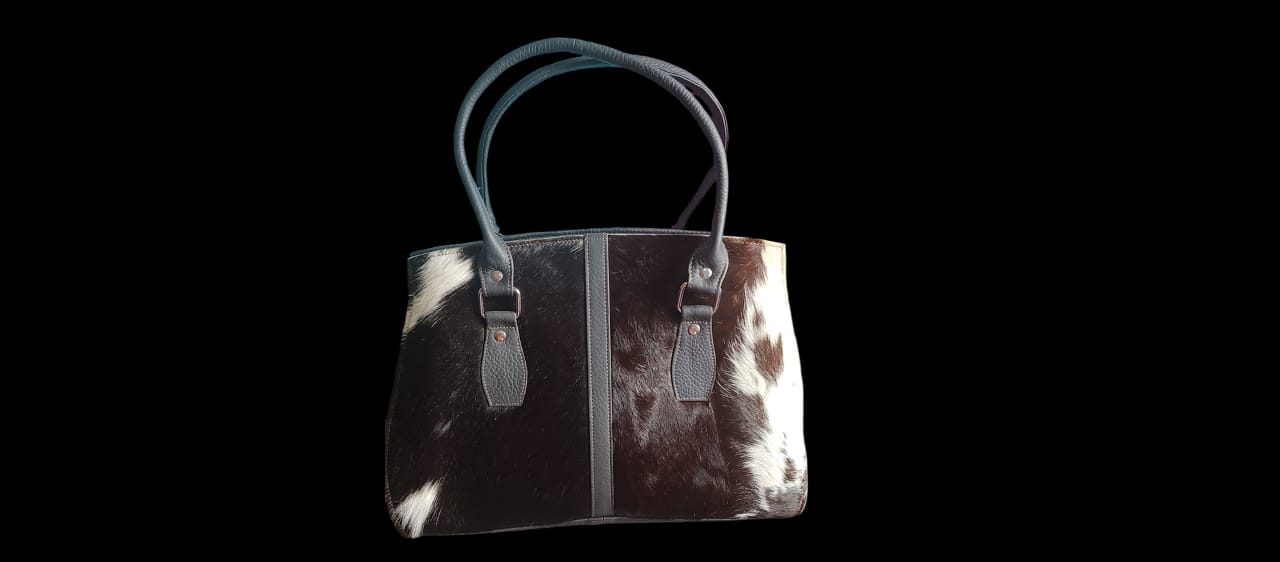 Cowhide Leather Hair-On Bag - Image 7