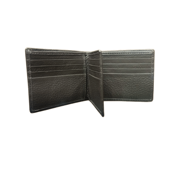 Bi-Fold Center Flip Leather Wallet - Image 3