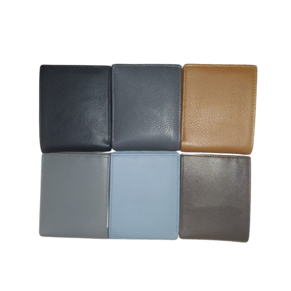 Bi-Fold Center Flip Leather Wallet - Image 11