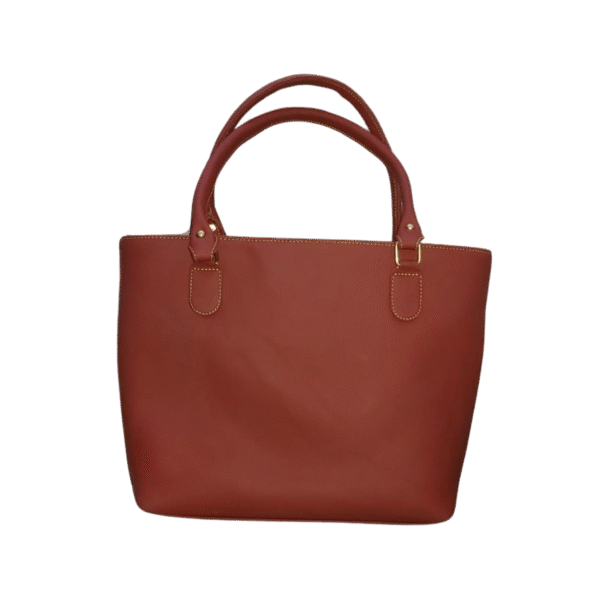 Classic Leather Tote Bag - Image 7