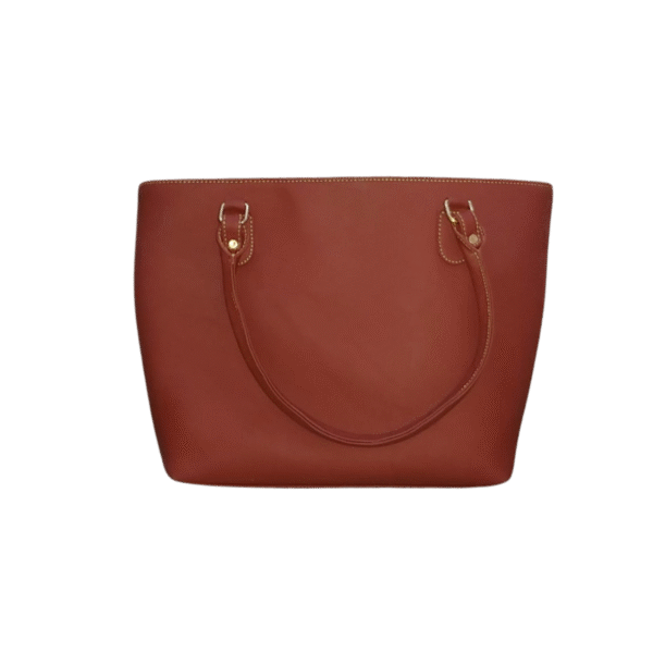 Classic Leather Tote Bag - Image 9