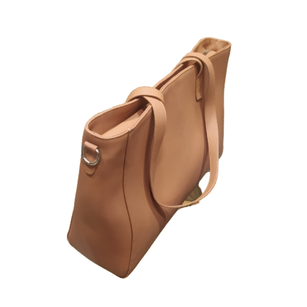 Tan Leather Tote Bag - Image 2