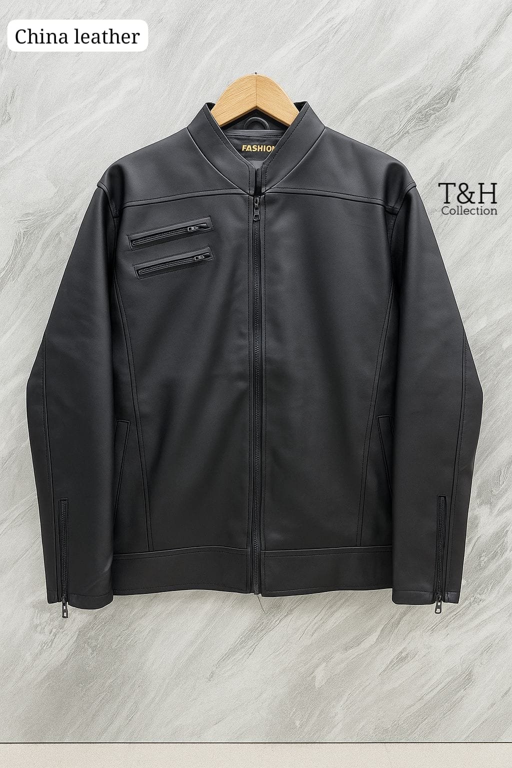 T&H Imported Leather Jacket for Men – Premium China Leather - Image 4