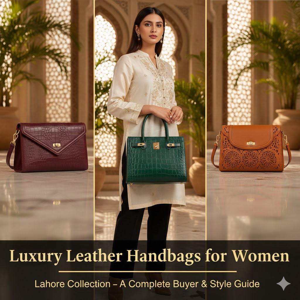 Luxury Leather Handbags for Women Lahore